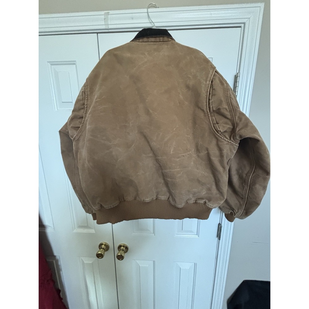 CARHARTT  Grande Brown Quilted Lined Jacket Size  3XL   RN-14806 Minimal Wear - Picture 3 of 6